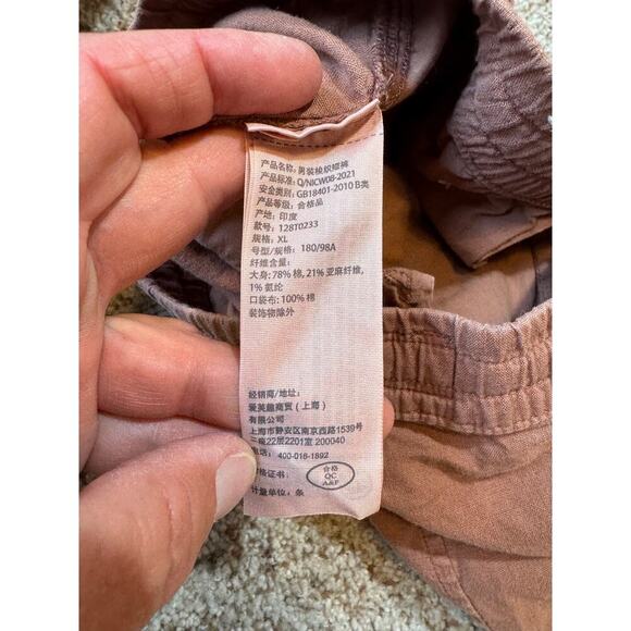 Abercrombie & Fitch shorts, size Men's XL, NWOT, Reddish Brown, Elastic Waist - Picture 10 of 10